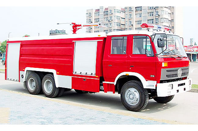 東風后雙橋泡沫消防車左側展示圖片